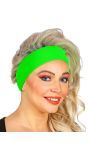 Neon Groene Retro Hoofdband