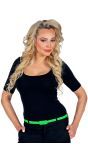 Neon Groene Riem Smal
