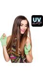 Neon Groene Vingerloze Handschoenen Warm