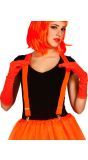 Neon Oranje Basis Bretels
