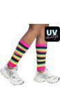 Neon Regenboog Beenwarmers