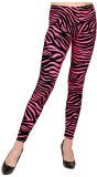 Neon Roze 80's Zebraprint Legging