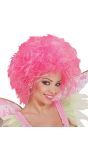 Neon Roze Fee Pruik
