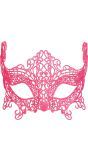 Neon Roze Kanten Oogmasker