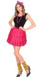 Neon Roze Kanten Rok