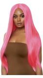 Neon Roze Lange Pruik Carina