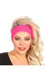 Neon Roze Retro Hoofdband