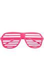 Neon Roze Shutter Bril