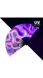 Neon Swirl Festival Waaier XL Paars