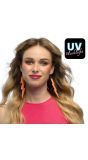 Neon UV Oranje Flash Oorbellen