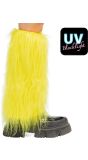 Neongele UV Beenwarmers Dames