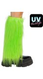 Neongroene UV Beenwarmers Dames