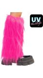 Neonroze UV Beenwarmers Dames