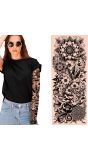 Nep Tattoo Sleeve Zwart Wit