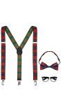 Nerd Carnaval Accessoire Setje