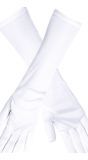 Nice Lange Handschoenen Wit