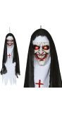 Non Hoofd met Licht en Geluid Halloween Hangdecoratie