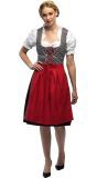 Oktoberfest Dirndl met Zwart Rode Rok