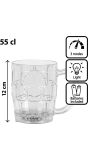 Oktoberfest LED Verlichting plastic bierpul 55cl