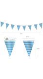 Oktoberfest Slinger 4 Meter Blauw Wit Beieren