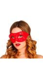 Oogmasker Rood Kant