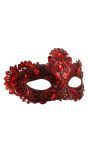 Oogmasker Rood met Stenen