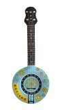 Opblaas Banjo Blauw 88cm
