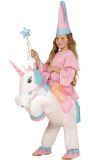 Opblaasbaar Unicorn Kostuum