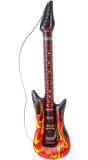Opblaasbaar Vlammend Rock Gitaar