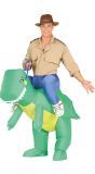 Opblaasbare Dinosaurus Kostuum