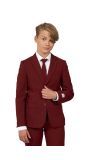 Opposuits Burgundy Rode Suit Tiener Jongens