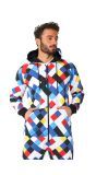 Opposuits Crisscrosser Kleurrijke Onesie Heren