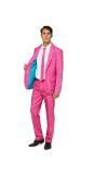 Opposuits Heren Solid Pink Kostuum
