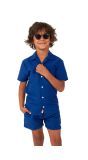 Opposuits Jongens Zomer Kostuum Navy Royale Blauw