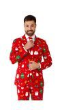 Opposuits Kerstmis Festivity Red Suit Heren