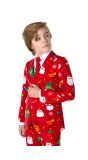 Opposuits Kerstmis Festivity Red Suit Jongens