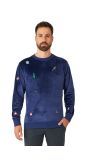 Opposuits Kerstmis - Velvet Navy Sweater Heren