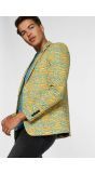 Opposuits Retro - 80's Animal - Electric Yellow Blazer Heren