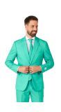 Opposuits Trendy Turquoise Suit Heren