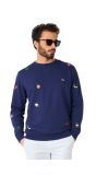 Opposuits Zomer Icons - Navy Sweater Heren
