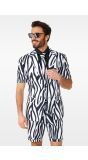 Opposuits Zomer Zazzy Zebra Suit Heren