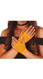 Oranje 80's Visnet Handschoenen