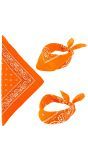 Oranje Biker Bandana