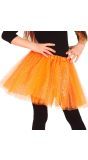 Oranje Glitter Tutu Rokje Kind