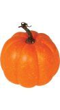 Oranje Halloween Pompoen Decoratie 18cm