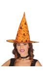 Oranje Heksenhoed met Print