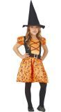 Oranje Heksenjurkje Pompoenprint