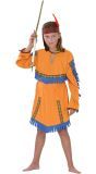 Oranje indianen Meisjes Kostuum
