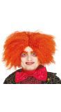 Oranje Mad Hatter Pruik Heren