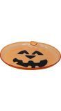Oranje Pompoen Halloween Bord Plastic